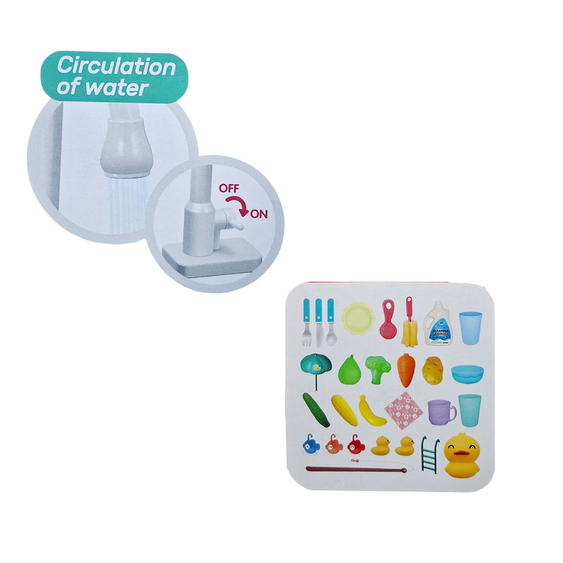 اسباب بازی سینک ظرفشویی مدل ماهی گیری طرح جوجه اردک کد 4050