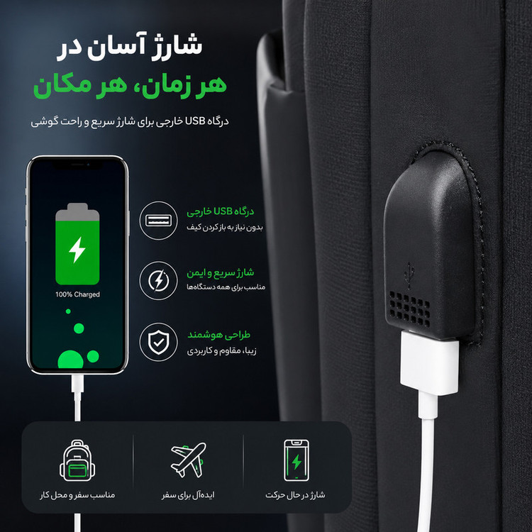 کیف لپ تاپ آنتلر مدل Active 59 مناسب برای لپتاپهای تا 17.3 اینچ
