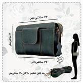 کیف دوشی زنانه مدل چرم طبیعی کد FTH130F