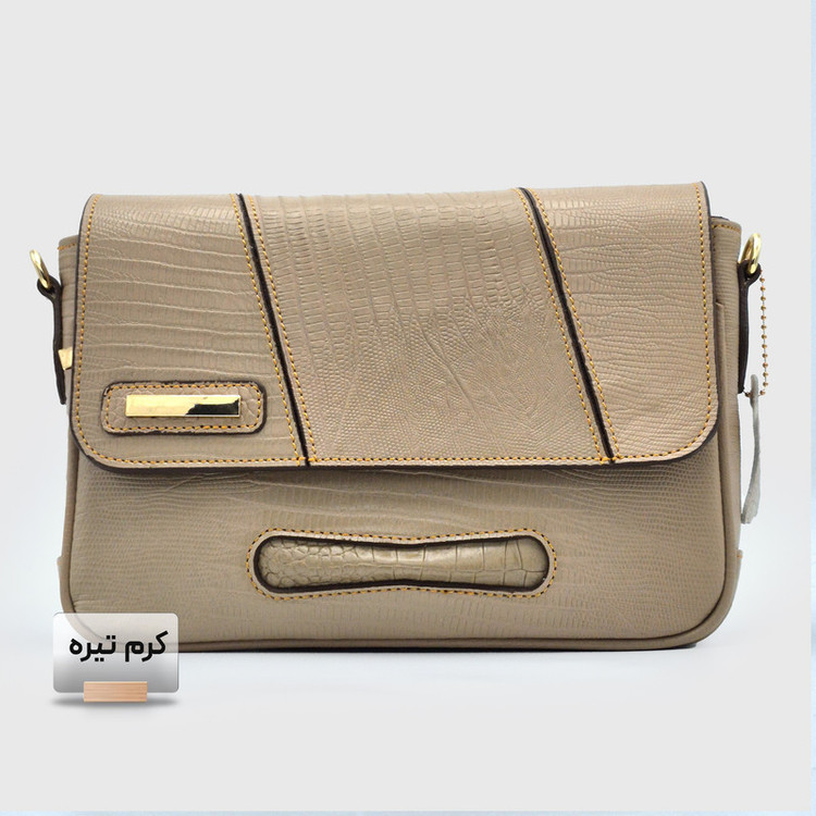 کیف دوشی زنانه مدل چرم طبیعی کد FTH153L