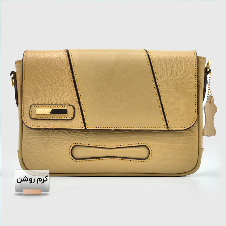 کیف دوشی زنانه مدل چرم طبیعی کد FTH153L