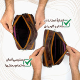 کیف دستی مردانه مدل چرم طبیعی کد FTH150C