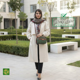کیف دوشی زنانه چرم طبیعی مدل FTH154F