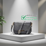کیف زنانه رودوشی چرم طبیعی طرح لیزارد مدل FTH148L
