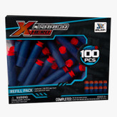 تیر فومی تفنگ مدل یدک xhero مجموعه 100 عددی