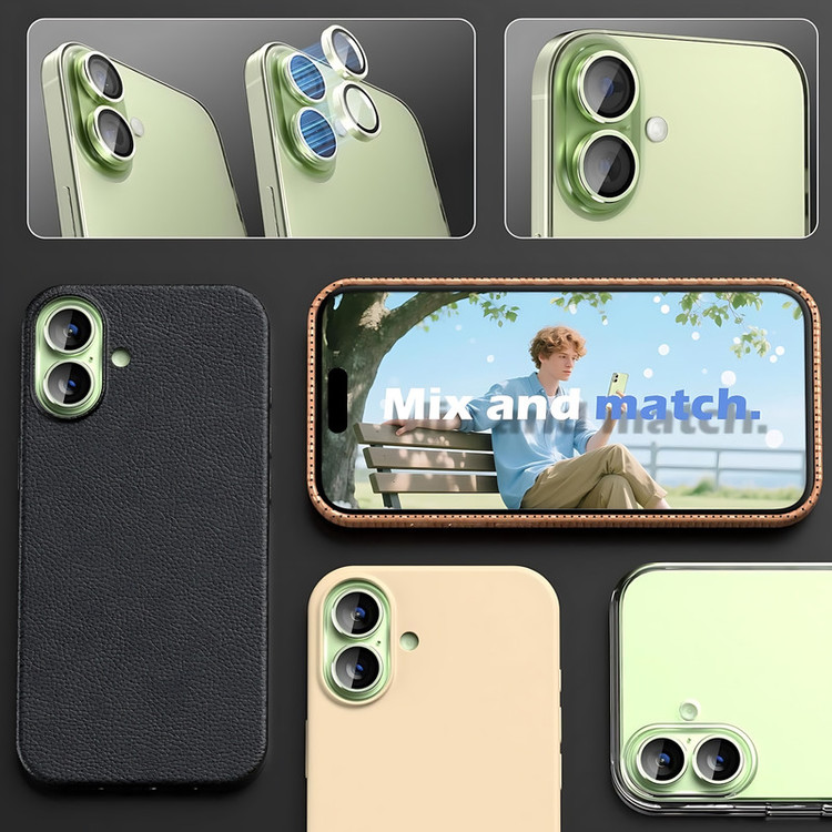 محافظ لنز دوربین شیشهای اسلیکتو مدل Pro Plus مناسب برای گوشی موبایل اپل iPhone 17