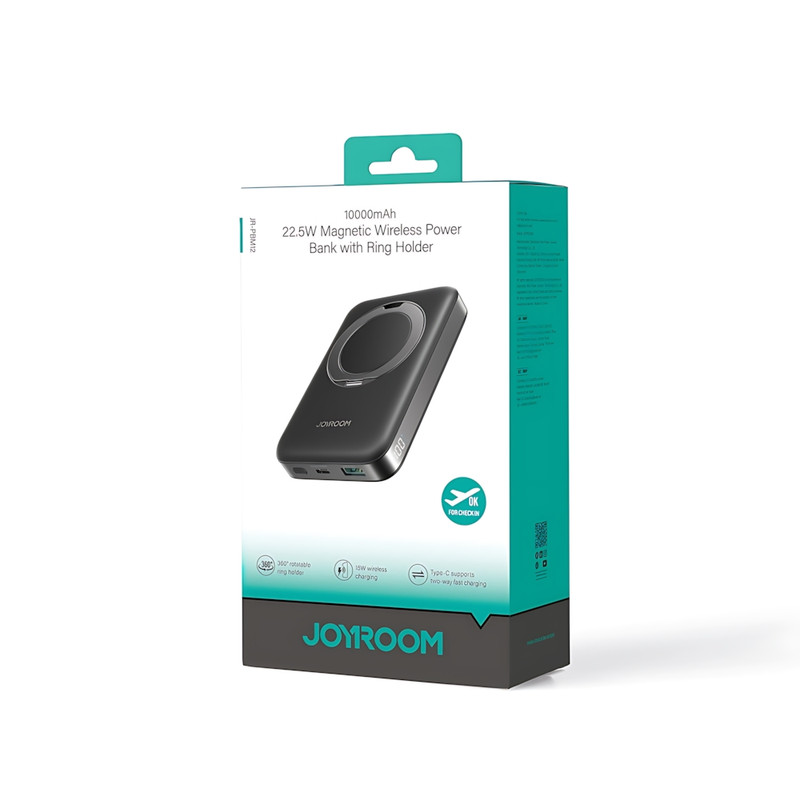 پاوربانک جوی روم مدل JR-PBM12 ظرفیت 10000 میلی آمپرساعت