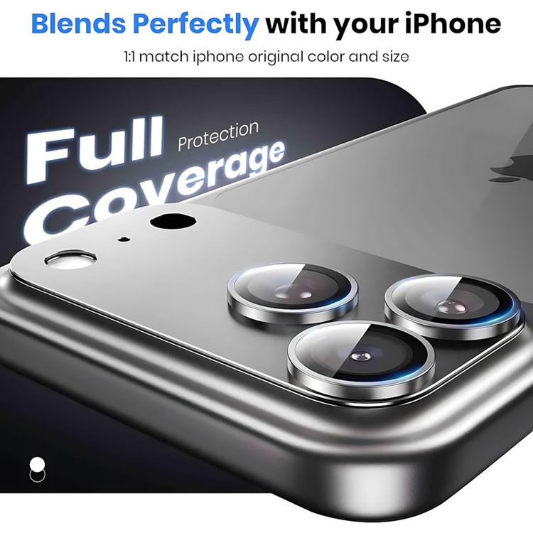 محافظ لنز دوربین فلزی مدل A.Mi مناسب برای گوشی موبایل اپل iPhone 17 Pro