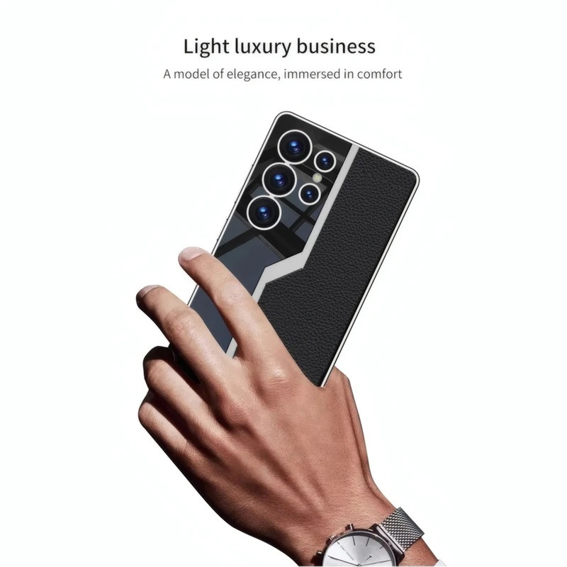 کاور مدل Leather Blade مناسب برای گوشی موبایل سامسونگ Galaxy S23 Ultra