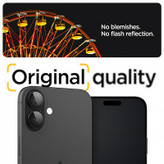 محافظ لنز دوربین شیشهای اسپیگن مدل Optik Pro مناسب برای گوشی موبایل اپل iPhone 16