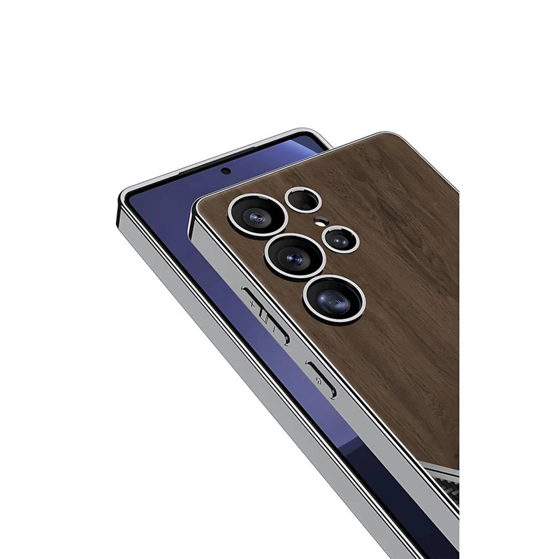 کاور مدل Woodline مناسب برای گوشی موبایل سامسونگ Galaxy S25 Ultra