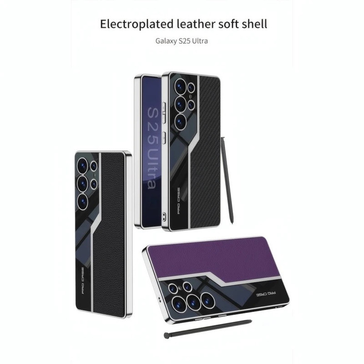 کاور مدل Leather Blade مناسب برای گوشی موبایل سامسونگ Galaxy S25 Ultra