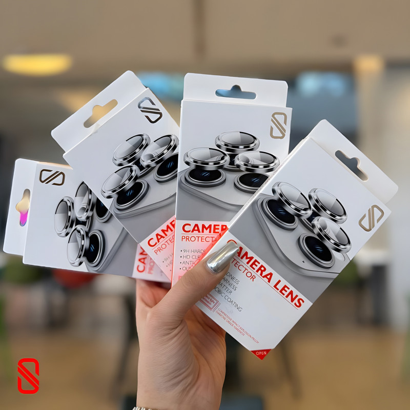 محافظ لنز دوربین شیشهای اسلیکتو مدل Pro Plus مناسب برای گوشی موبایل اپل iPhone 17 Pro