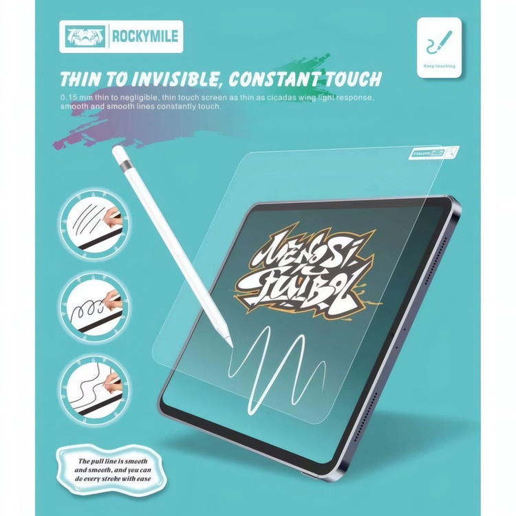 محافظ صفحه نمایش شیشه ای راکی مایل مدل TB مناسب برای تبلت اپل iPad Pro 10.5