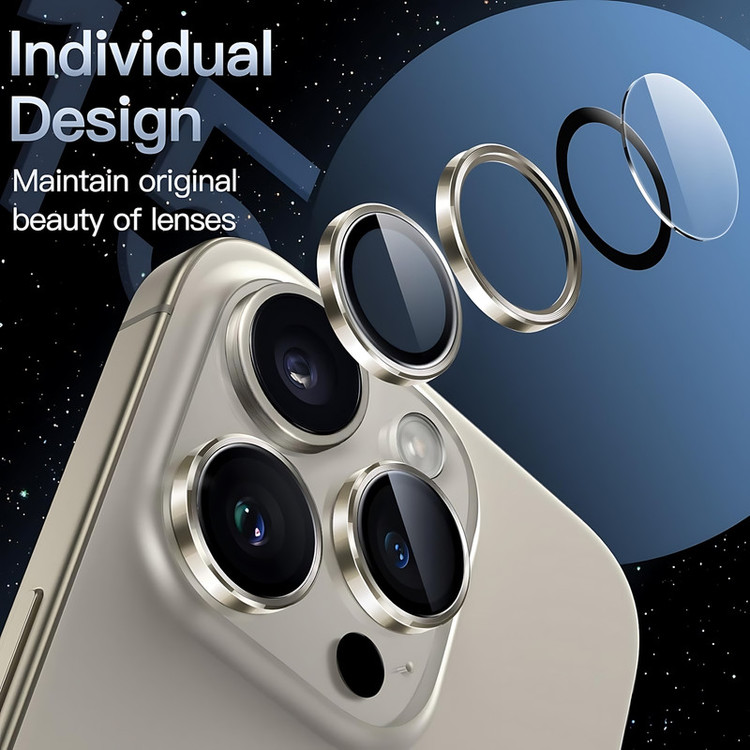 محافظ لنز دوربین چلیپا مدل Sapphire مناسب برای گوشی موبایل اپل iPhone 13 Pro / 13 Pro Max