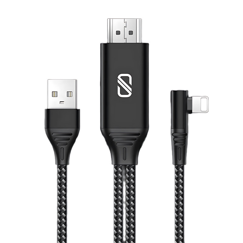 کابل تبدیل لایتنینگ به HDMI اسلیکتو مدل SHC-01 طول 2 متر