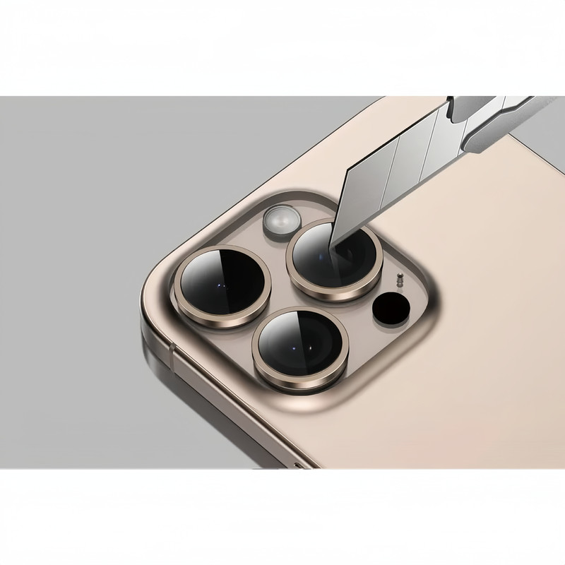 محافظ لنز دوربین اسلیکتو مدل Pro Plus مناسب برای گوشی موبایل اپل iPhone 16 Pro
