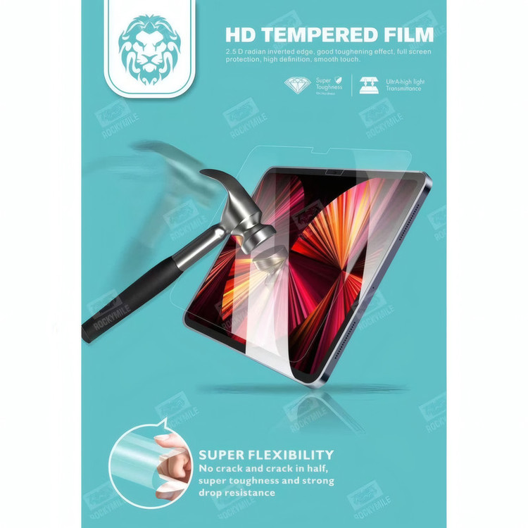 محافظ صفحه نمایش شیشه ای راکی مایل مدل TB مناسب برای تبلت اپل iPad 11 2025