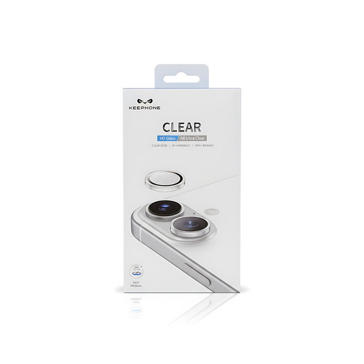 محافظ لنز دوربین شیشهای کی فون مدل ClearG مناسب برای گوشی موبایل اپل iPhone 17
