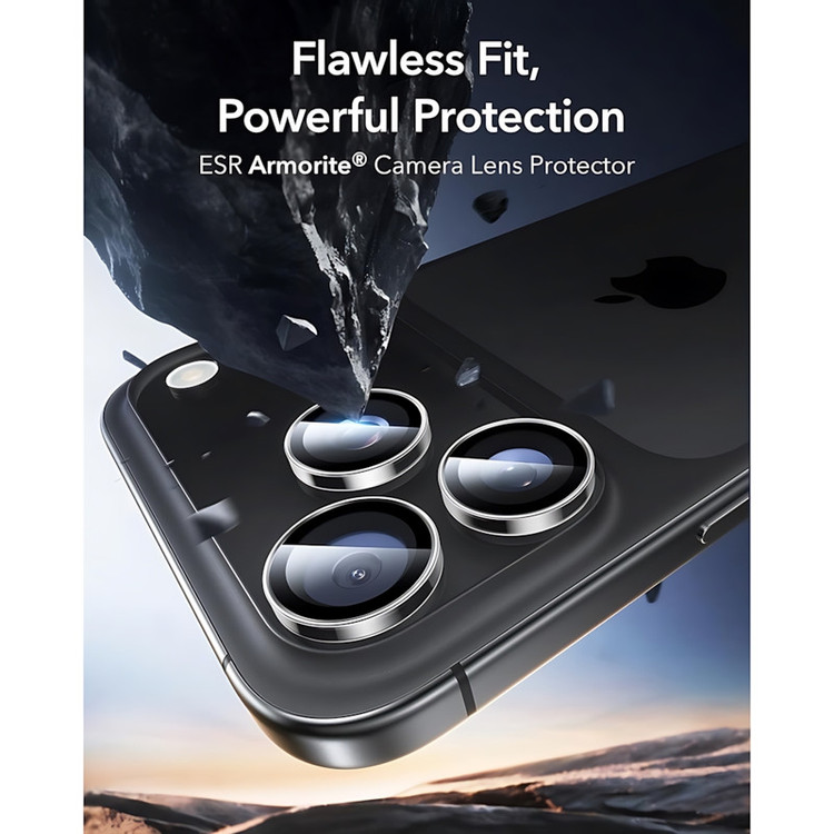 محافظ لنز دوربین شیشهای چلیپا مدل Sapphire مناسب برای گوشی موبایل اپل iPhone 17 Pro Max