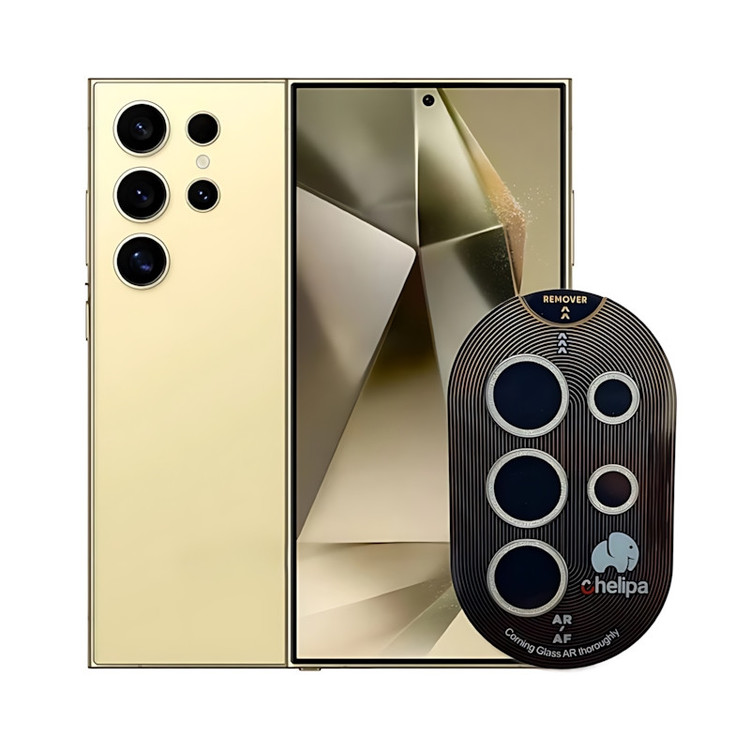 محافظ لنز دوربین چلیپا مدل Luminous مناسب برای گوشی موبایل سامسونگ Galaxy S24 Ultra