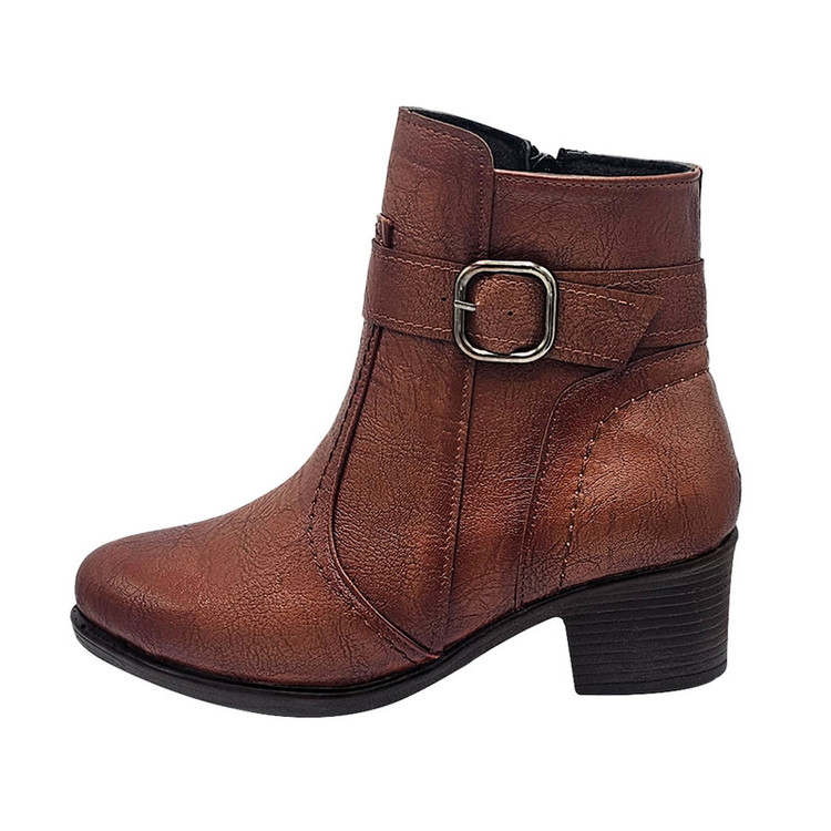 نیم بوت زنانه سیی 1966 مدل برلیان سگک دار کد 2183.5
