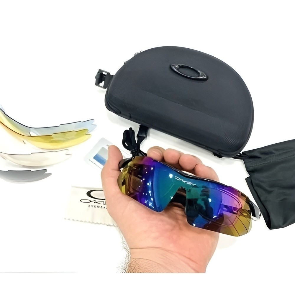 عینک کوهنوردی اورجینال 5 لنزی مارک OAKLEY