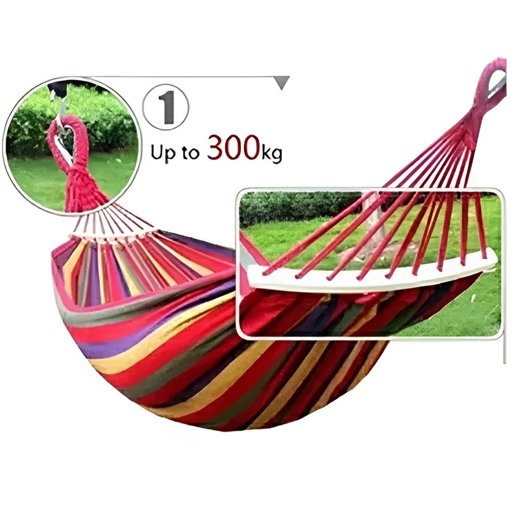 تخت آویز یا ننو کنفی 2نفره اورجینال ضد آب