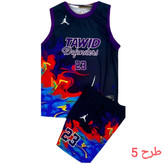 ست لباس بسکتبال جرزی اعلا سایز L تا 6XL