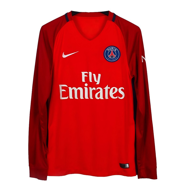 لباس ورزشی آستین بلند تیم پاریسن ژرمن اورجینال رنگ قرمز
