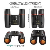 دوربین شکاری دوچشمی اورجینال جیبی و تاشو BINOCULARS