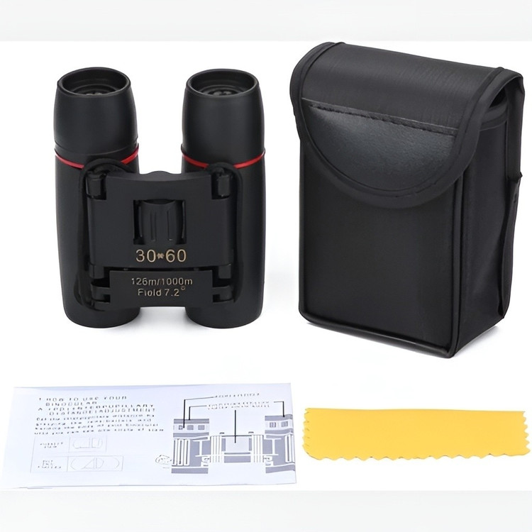 دوربین شکاری دوچشمی اورجینال جیبی و تاشو BINOCULARS