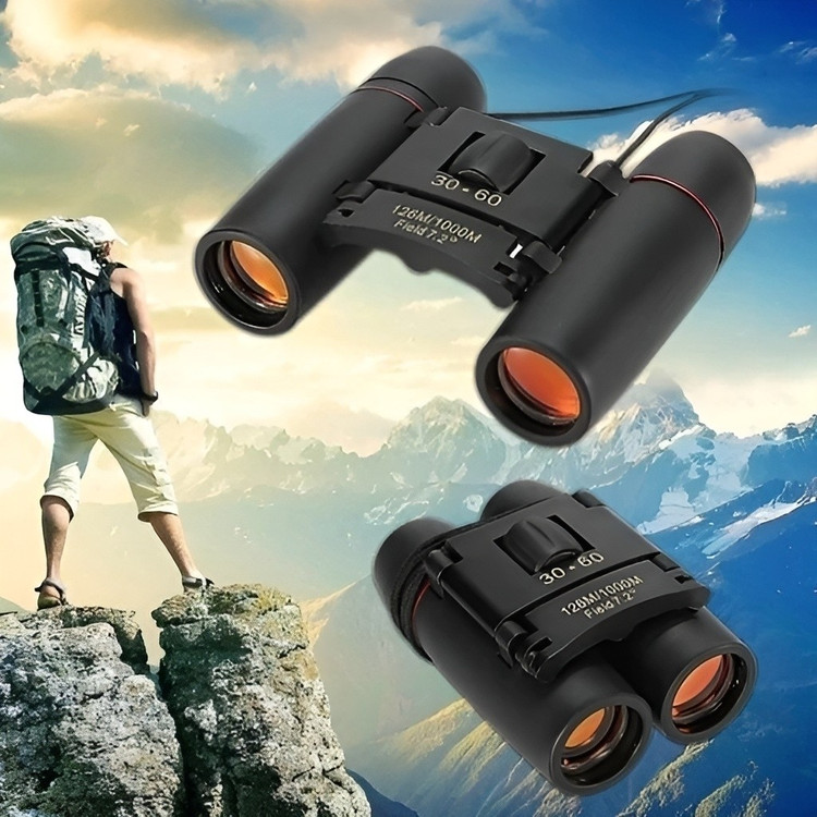 دوربین شکاری دوچشمی اورجینال جیبی و تاشو BINOCULARS