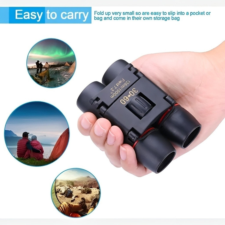 دوربین شکاری دوچشمی اورجینال جیبی و تاشو BINOCULARS