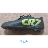 کفش استوک فوتبال اعلا طرح CR7 سایز 43 تا 45