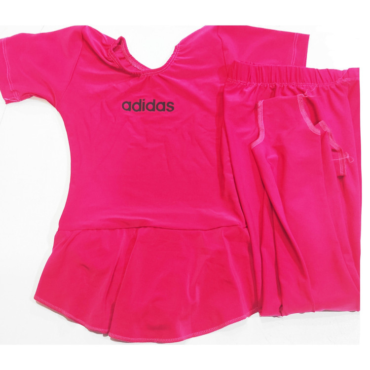 لباس ژیمناستیک دخترانه اعلا مدل Adidas سایز 1 تا 6