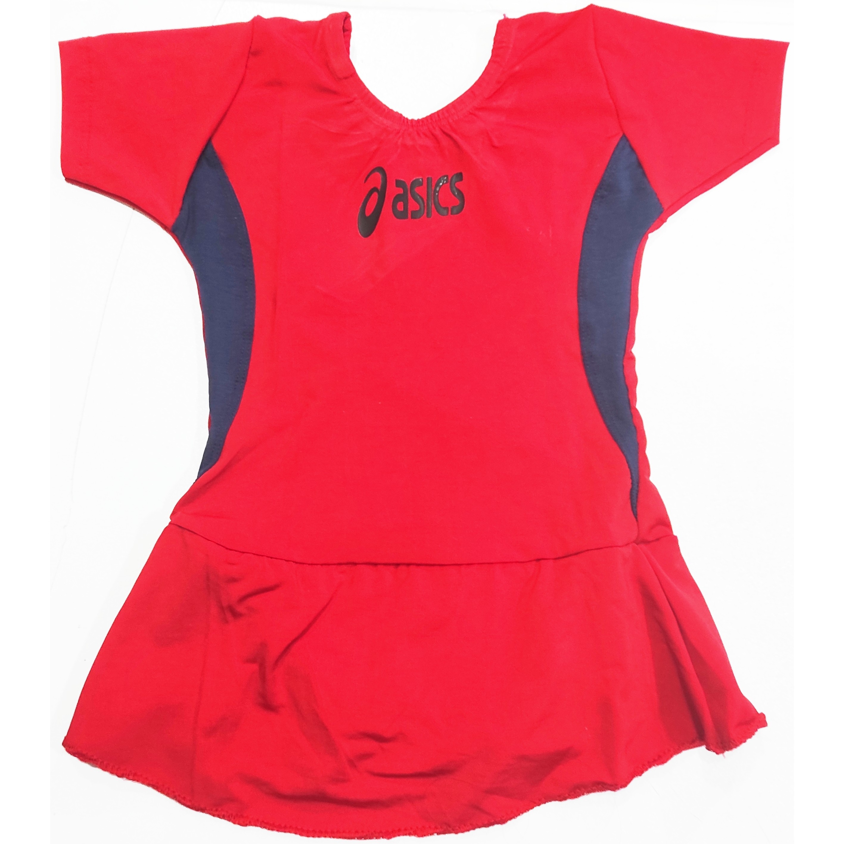لباس ژیمناستیک دخترانه اعلا مدل Asics سایز 2