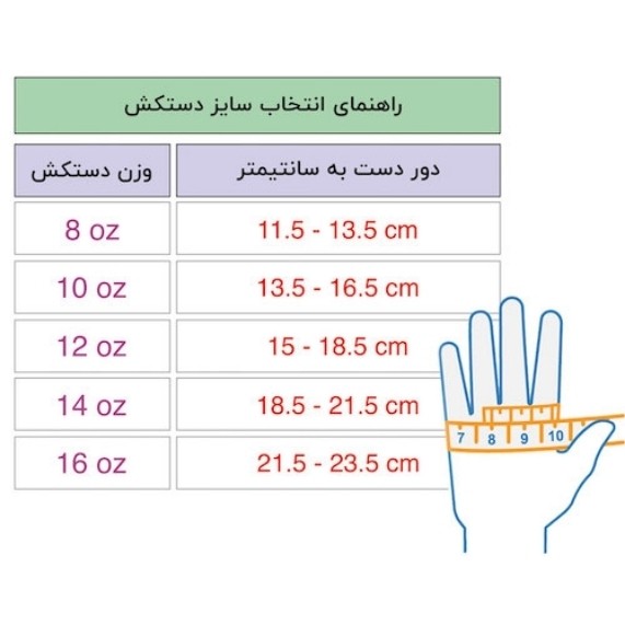 دستکش بوکس پسرانه مدل RDX سایز 12