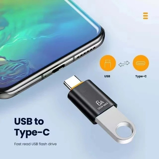مبدل OTG به USB-C (رابط فلش و گوشی) اورجینال خارجی با ضمانت