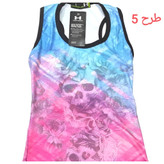 رکابی ورزشی، رکابی بدنسازی دخترانه و پسرانه طرح دار سایز L و XL