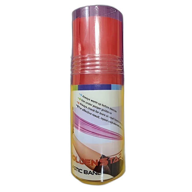 کش پیلاتس 2 متری لاتکس دار اورجینال مارک GOLDEN STAR