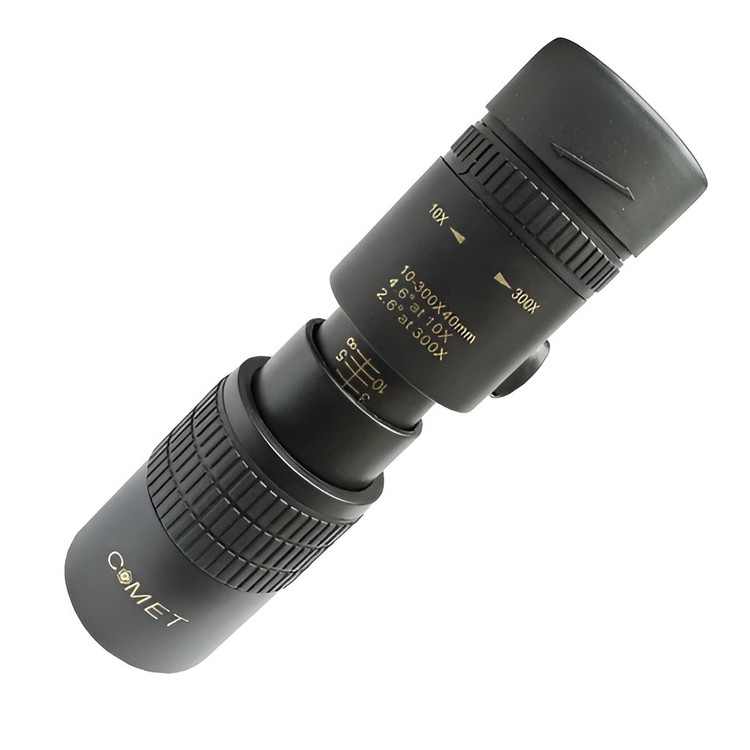 دوربین شکاری تک چشم اورجینال COMET 10X-300X40 (ارسال رایگان و خرید قسطی)