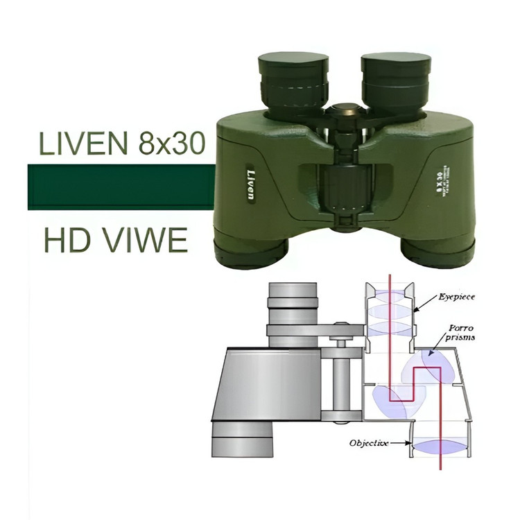 دوربین شکاری دوچشمی کوهنوردی اورجینال LIVEN 30x8 (ارسال رایگان و خرید قسطی)