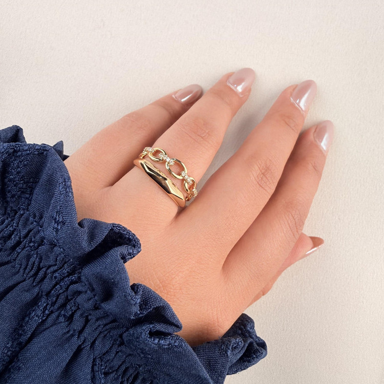 انگشتر زنانه ژوپینگ مدل R0098