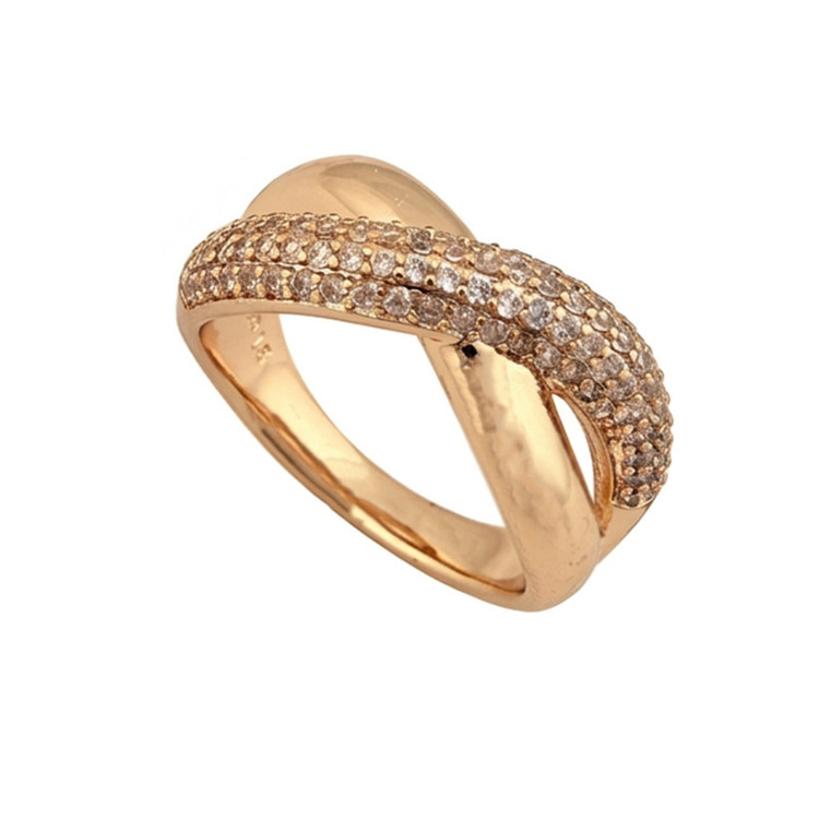 انگشتر زنانه ژوپینگ طرح X مدل R00114