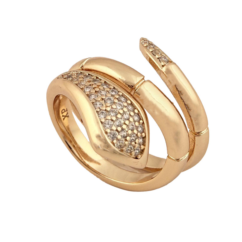انگشتر زنانه ژوپینگ طرح سرپنت مدل R00124