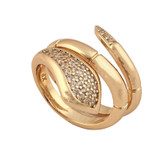 انگشتر زنانه ژوپینگ طرح سرپنت مدل R00124