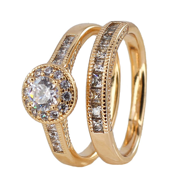 ست حلقه و پشت حلقه زنانه ژوپینگ کد AAE983