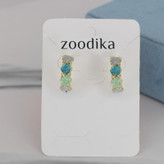 گوشواره میخی زنانه زودیکا مدل میناکاری کد AAC1120