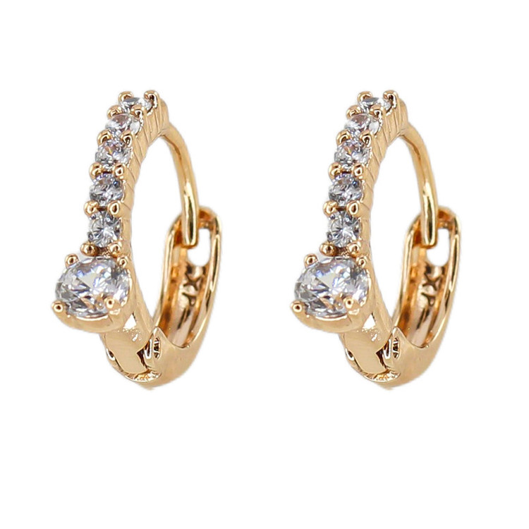 گوشواره حلقهای زنانه ژوپینگ مدل AAC1272